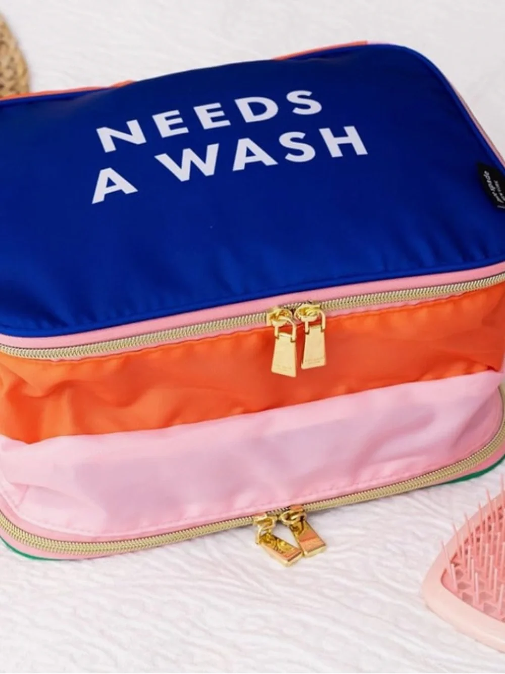 Kate Spade New York Two-Sided Travel Laundry Bag